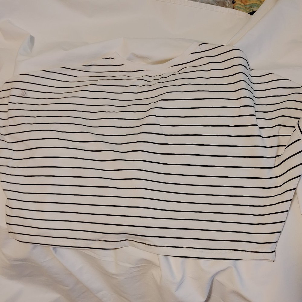 Striped Crop T-shirt - Picture 4 of 5